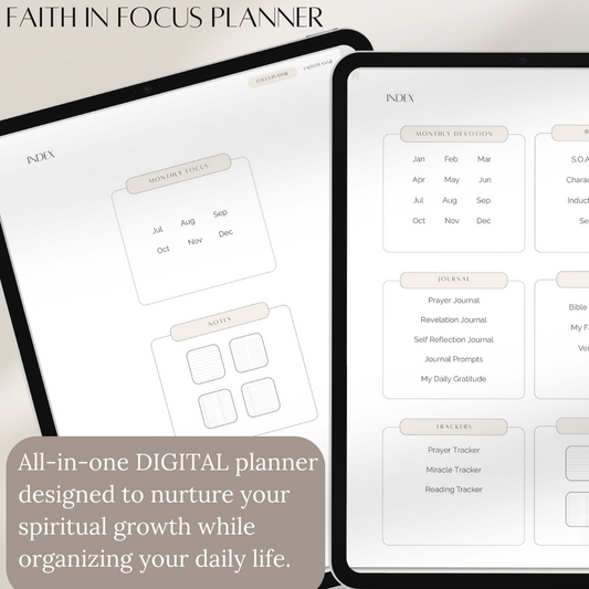 The Faith in Focus Digital Planner